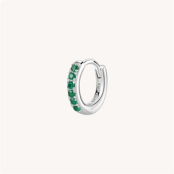 Einzelner Ohrring Brosway Dame FANCY LIFE GREEN in Silber Zirconia FLG80 - FLG80